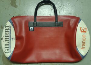 Sac de sport Ballon Gilbert FFR France 2 rouge – Image 2