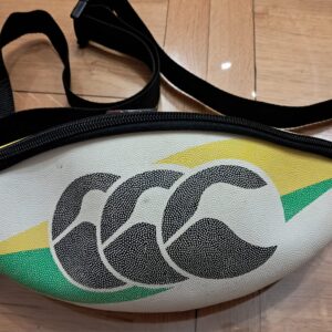 Sac banane rugby recyclé Canterbury vert et jaune
