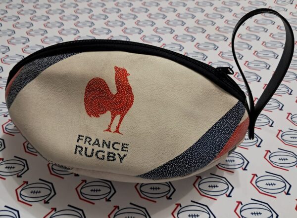 Trousse de toilette France Rugby ballon recyclé
