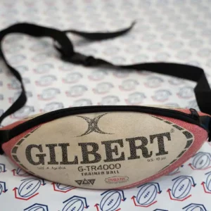 Sac banane rugby Gilbert rouge recyclé