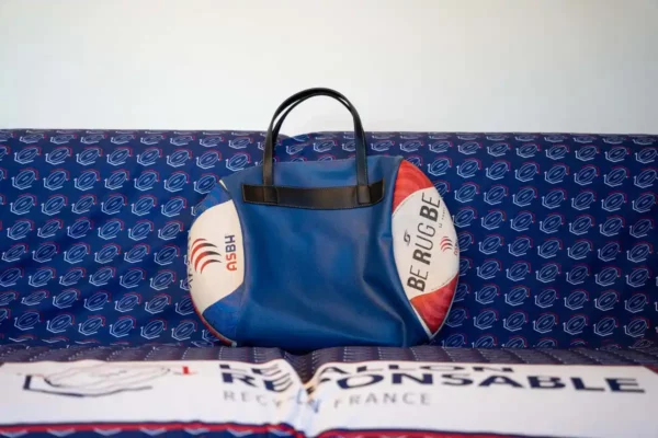 Sac à main rugby recyclé A.S. Béziers Hérault