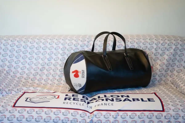 Sac de luxe en ballon de rugby recyclé - France Rugby