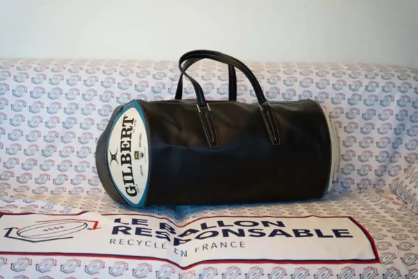 Sac de luxe en ballon de rugby recyclé - Vintage 2000's Argentine