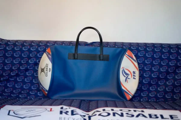 Sac de sport en ballon de rugby recyclé - Ballon centenaire