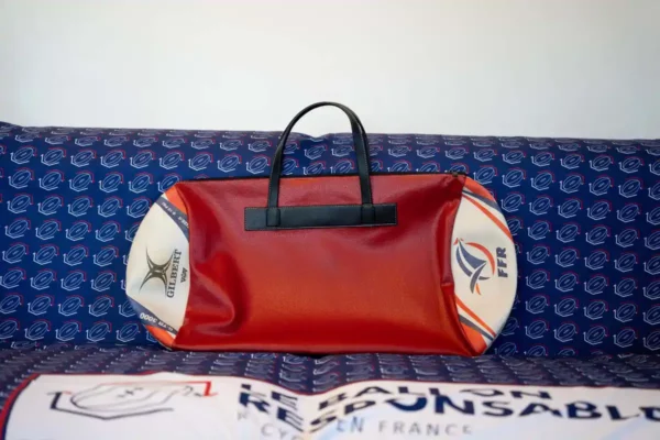 Sac de sport en ballon de rugby recyclé - Ballon centenaire