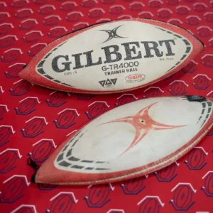 Trousse écolier ballon recyclé Gilbert rouge