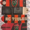 Portefeuille ballon recycle rugby rc toulon top14