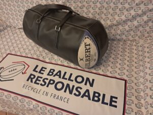 Sac de luxe en ballon de rugby recyclé - Gilbert GTR4000 Bleu Foncé