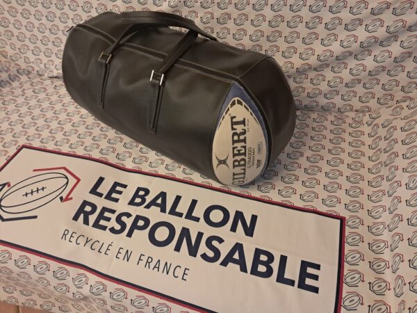 Sac de luxe en ballon de rugby recyclé - Gilbert GTR4000 Bleu Foncé