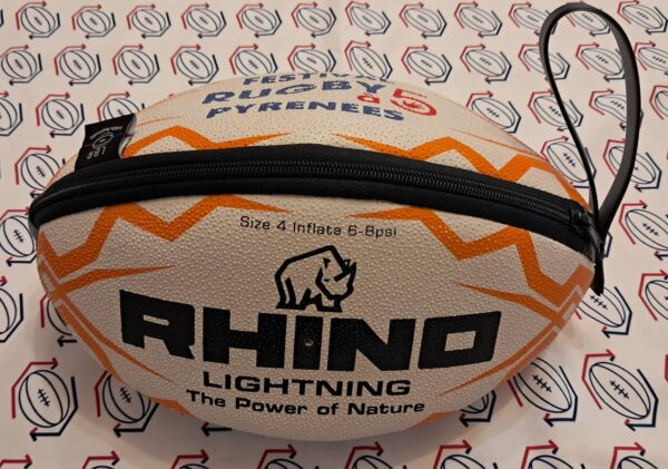 Trousse de toilette Rhino orange recyclée