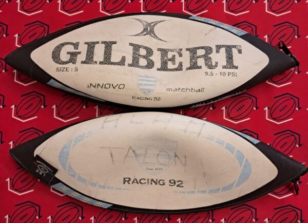 Trousse écolier ballon recyclé Racing 92