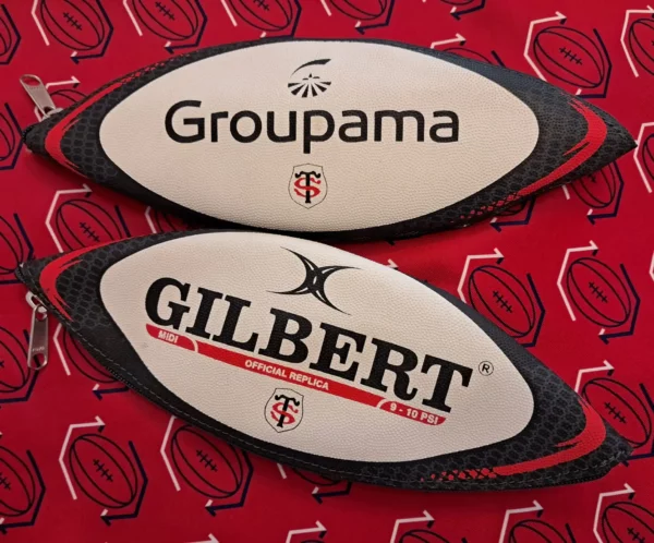 Trousse écolier ballon recyclé Stade Toulousain