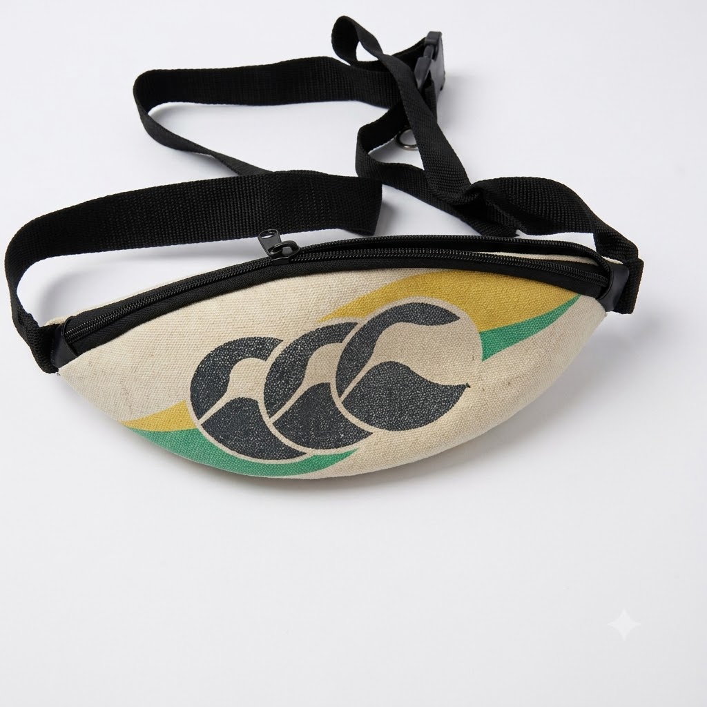 Sac banane canterbury vert jaune Sac banane canterbury vert jaune