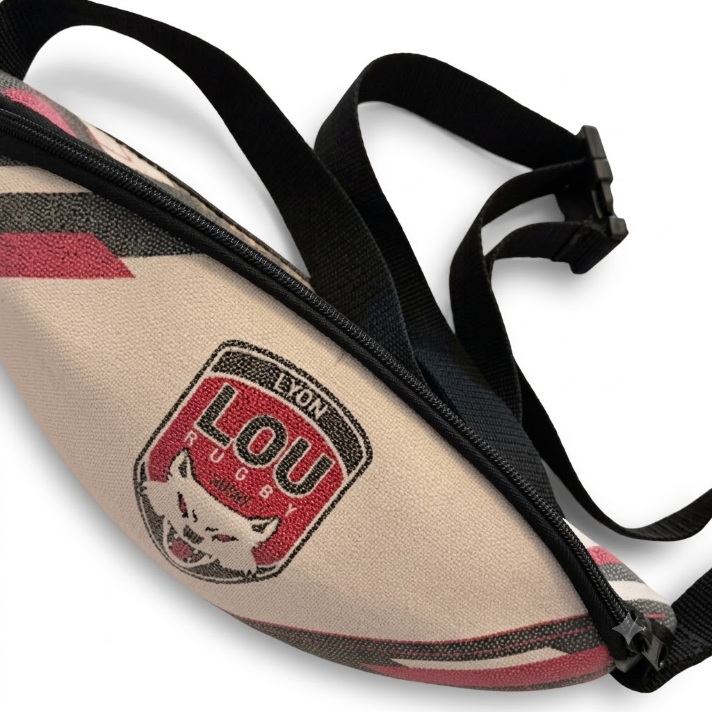 Sac Banane L.O.U Rugby en ballon recyclé Sac Banane L.O.U Rugby en ballon recyclé