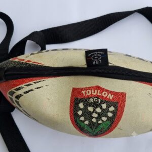 Sac Banane RC Toulon en ballon recyclé – Rouge & Noir, l’original