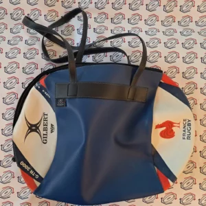 Sac-demi-ouverture-BLEU FONCE - Ballon Gilbert FRANCE RUGBY