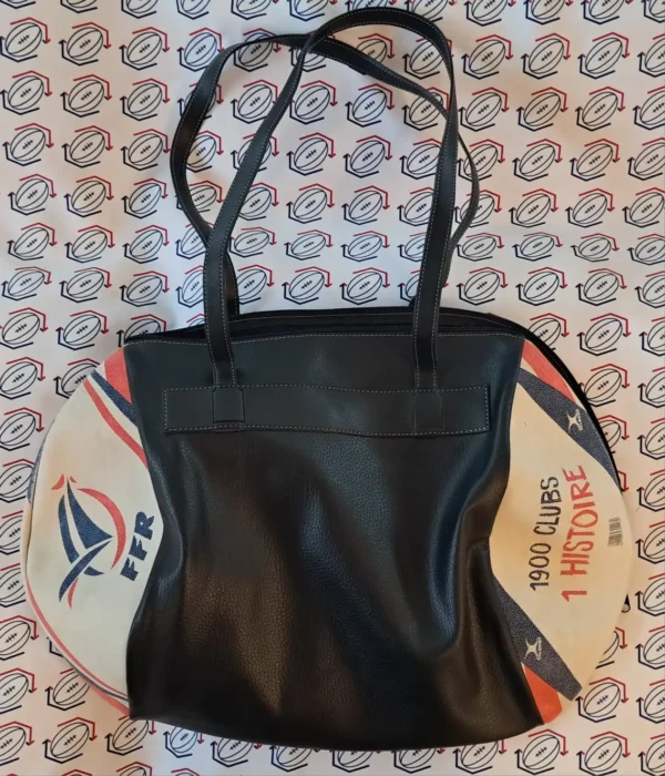 Sac-demi-ouverture-NOIR - Ballon Gilbert FFR - Ballon du Centenaire