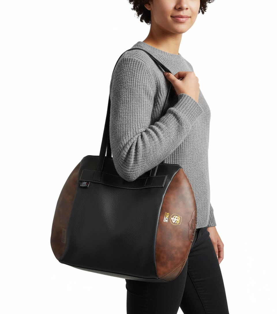 Sac Demi-Ouverture Vintage NOIR - STADE TOULOUSAIN sac demi-ouverture stade toulousain