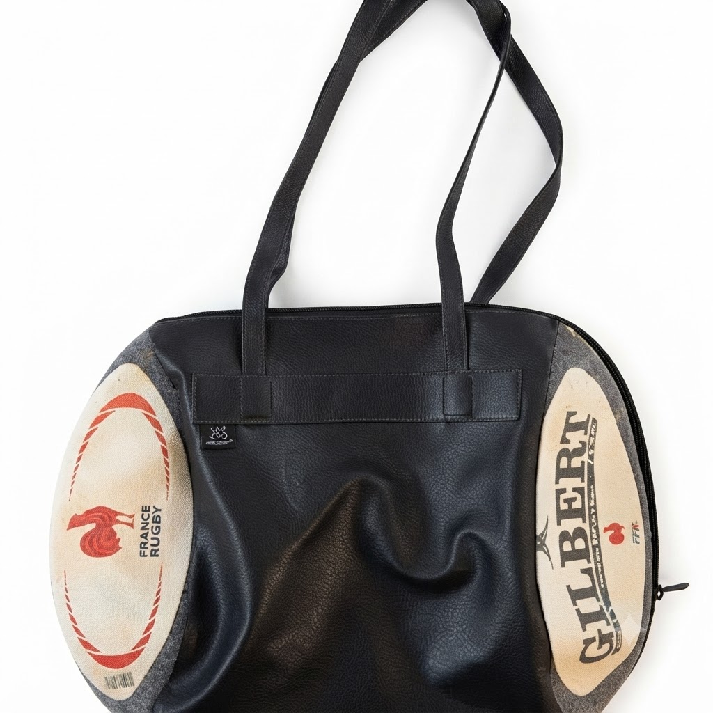 Sac Demi-Ouverture NOIR - Ballon Gilbert FRANCE RUGBY Sac Demi-Ouverture NOIR - Ballon Gilbert FRANCE RUGBY