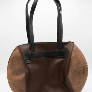 Sac Demi-Ouverture MARRON - Ballon Vintage en cuir