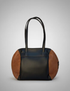 Sac Demi-Ouverture NOIR - Ballon Vintage en cuir