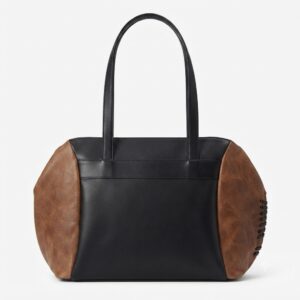Sac Demi-Ouverture NOIR - Ballon Vintage en cuir