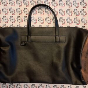 Sac de Sport NOIR - Ballon Vintage en cuir - 1931