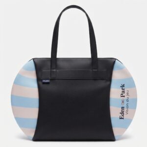 Sac Demi-Ouverture NOIR - Eden Park (Ciel et blanc)