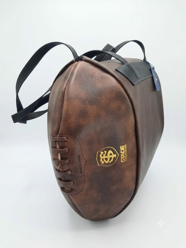 Sac Demi-Ouverture Vintage MARRON - STADE TOULOUSAIN