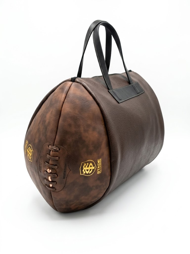Sac de Sport MARRON Vintage STADE TOULOUSAIN