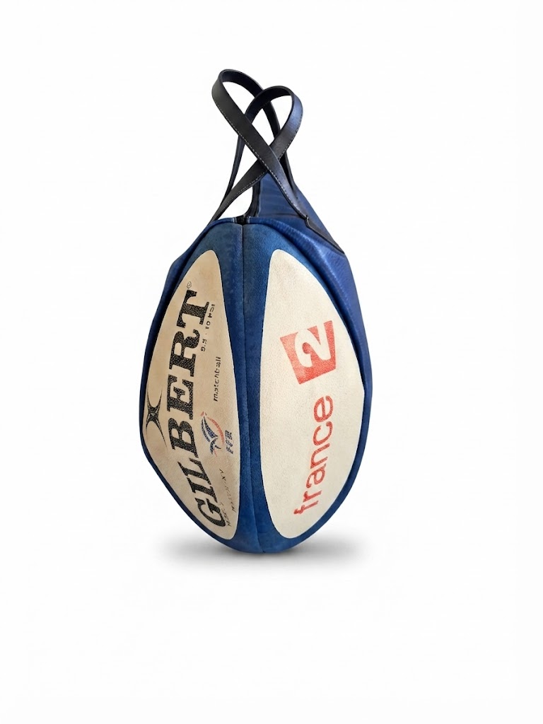 Sac de Sport BLEU FONCE - Ballon Gilbert FFR FRANCE 2 Sac de Sport BLEU FONCE - Ballon Gilbert FFR FRANCE 2
