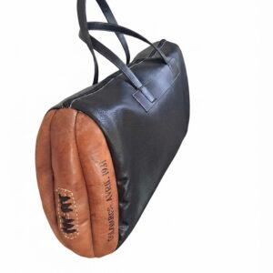 Sac de Sport NOIR - Ballon Vintage en cuir - 1931