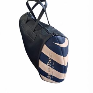 Sac de Sport NOIR - Ballon EDEN PARK rayé bleu foncé / rose