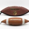 Trousse d’écolier en ballon de FOOT U.S recyclé Trousse triangulaire en ballon de football américain recyclé