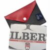 Porte document ballon rugby recycle lou lyon